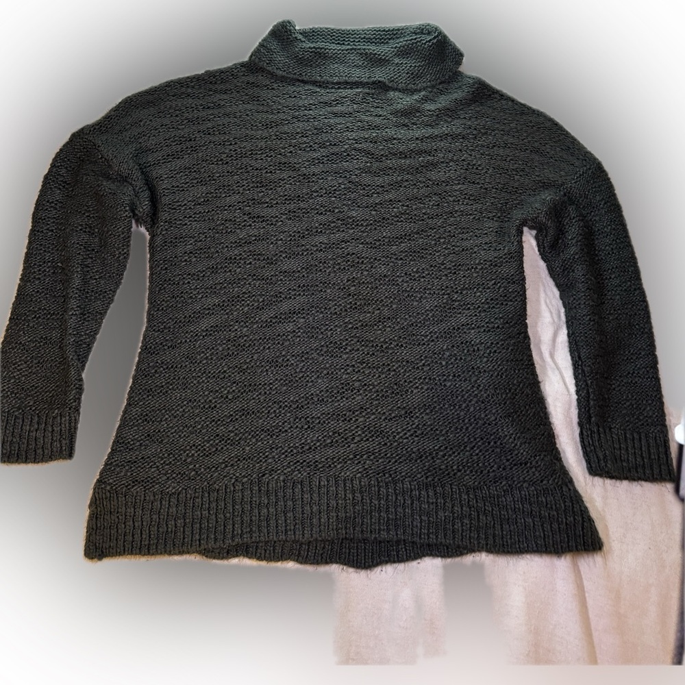 UpWest Dark Gray Cowl Neck Sweater